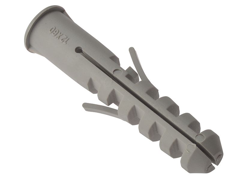 ForgeFix - Nylon Dübel mit Rand M12 x 60mm (Packung mit 25 Stück)