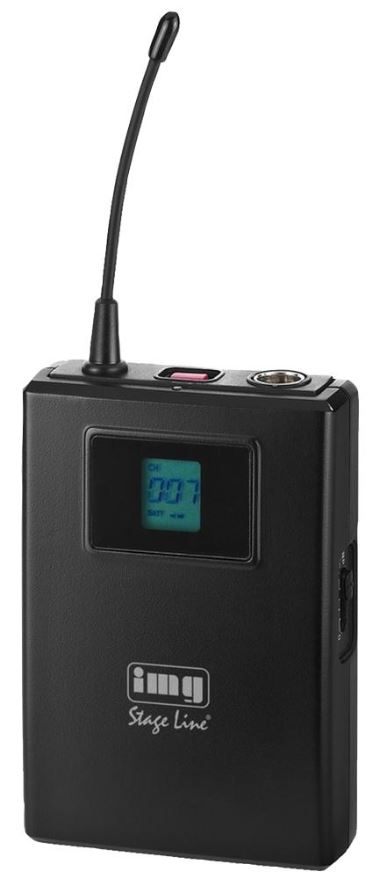 IMG STAGE LINE UHF Taschen-Funkmikrofon-Sender (Beltpack)