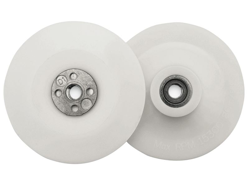 Flexipads World Class Disco de Soporte para Amoladora Angular, Blanco, 100mm (4