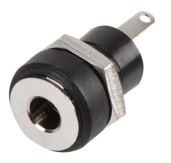 LUMBERG DC 파워 소켓, 3.6/1.3mm, 케이스 장착, 솔더 단자