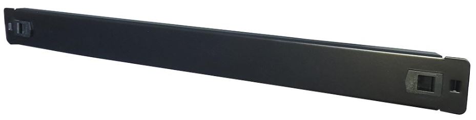 TUK 1U Tool-Less Blanking Panel, 19” Steel, Black