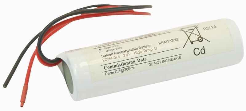 Yuasa - Μπαταρία 2.4V 4Ah Ni-Cd για Φωτισμό Έκτακτης Ανάγκης