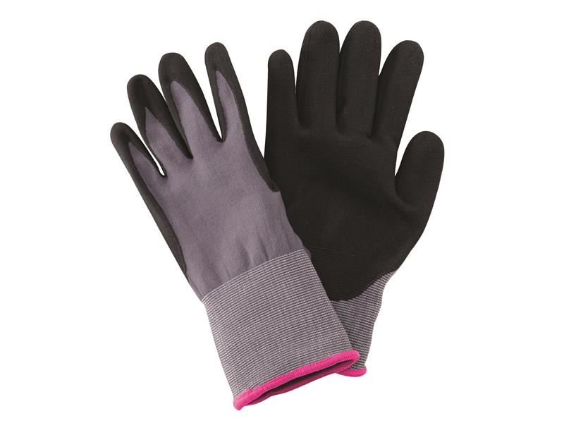 Kent & Stowe Seed & Weed Gloves, Pink Trim, Ladies Small