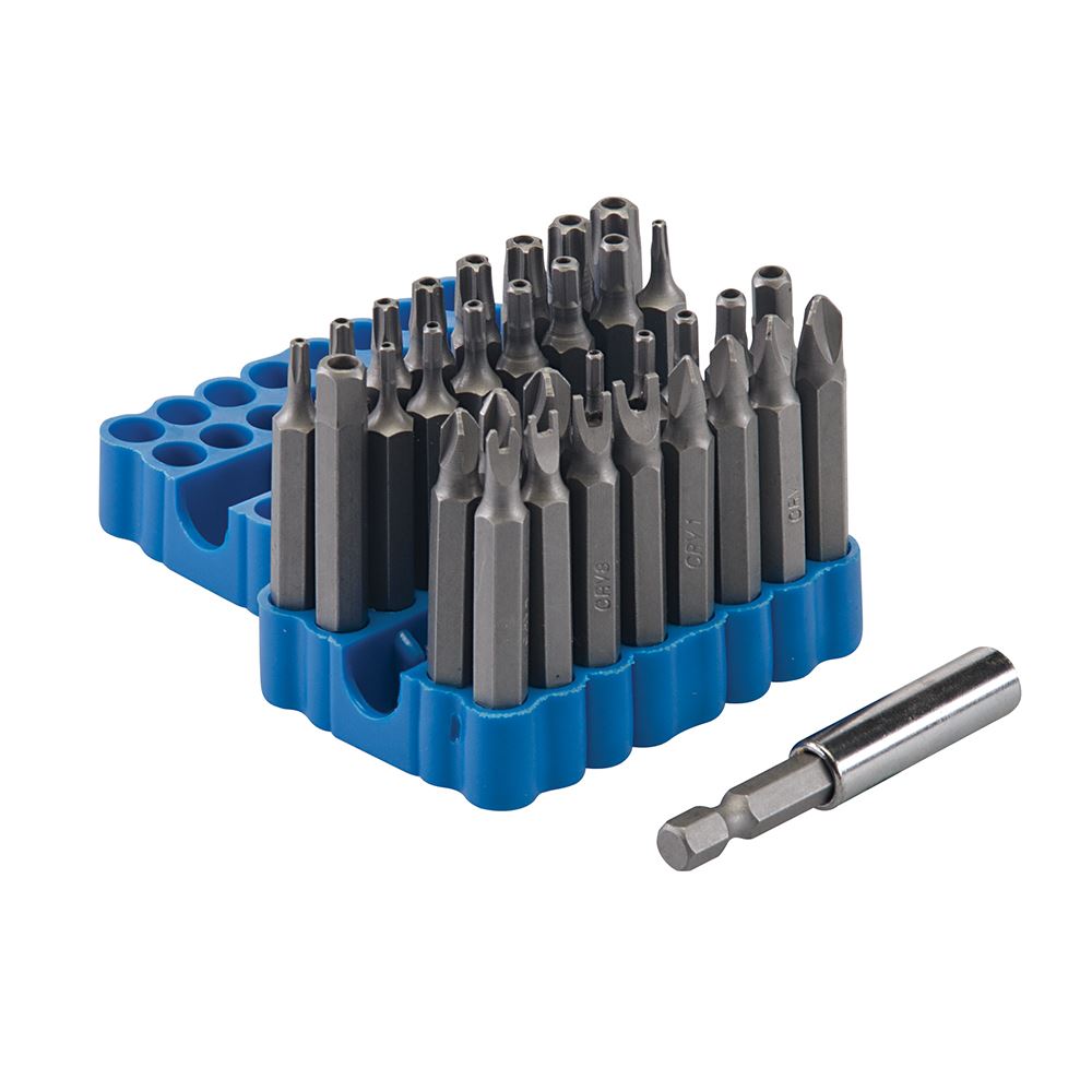 Silverline 33-Piece Security Bit Set, 50mm