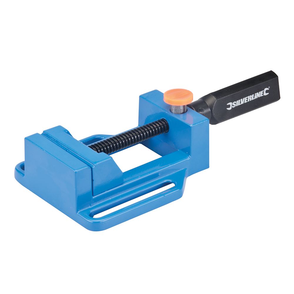 Silverline Drill Press Vice, Aluminium, 65mm Jaw