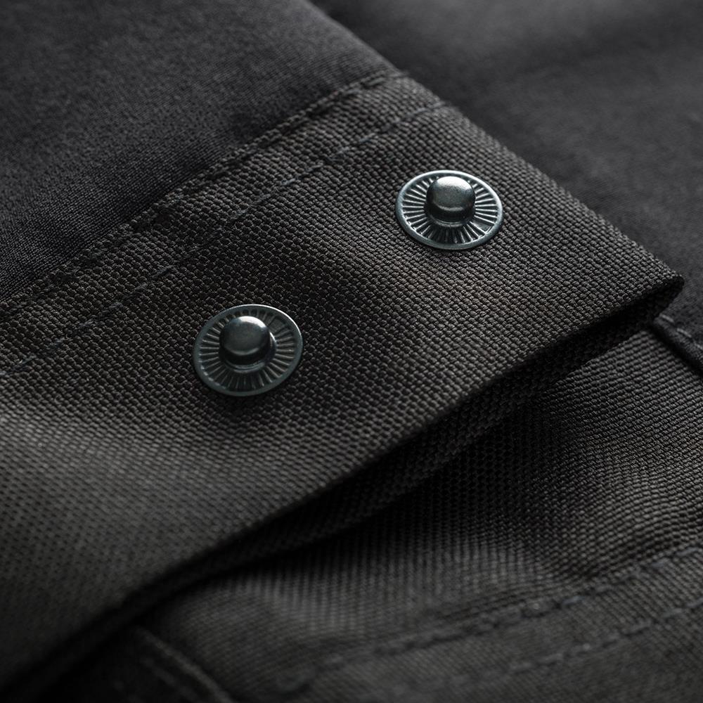 Scruffs Pro Flex Plus Pantalones con Portaherramientas, Negros, 32L