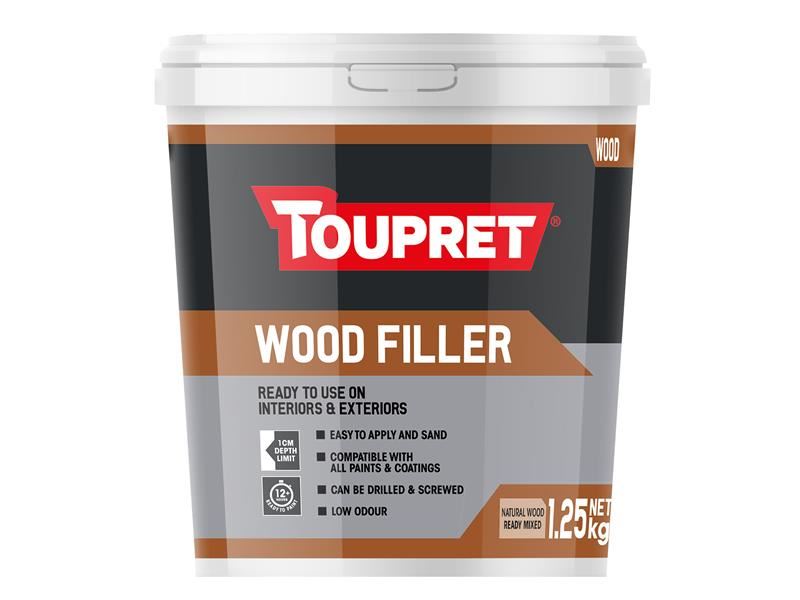 Toupret Wood Filler, Natural Wood, 1.25kg