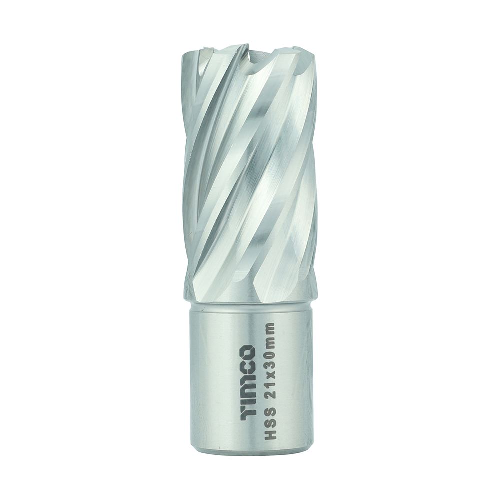 TIMCO Τρυπάνι Broaching, M2 Χάλυβας, 21 x 30mm, Κοντό (1 Τεμάχιο)