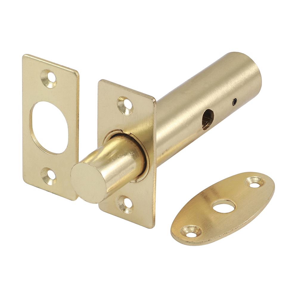 Timco Verrous à crémone électro-laiton pour portes, 60mm (Lot de 2)
