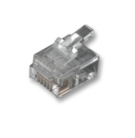 MH CONNECTORS Conector RJ12, 6P6C, Contactos Banhados a Ouro, UL94 V-0