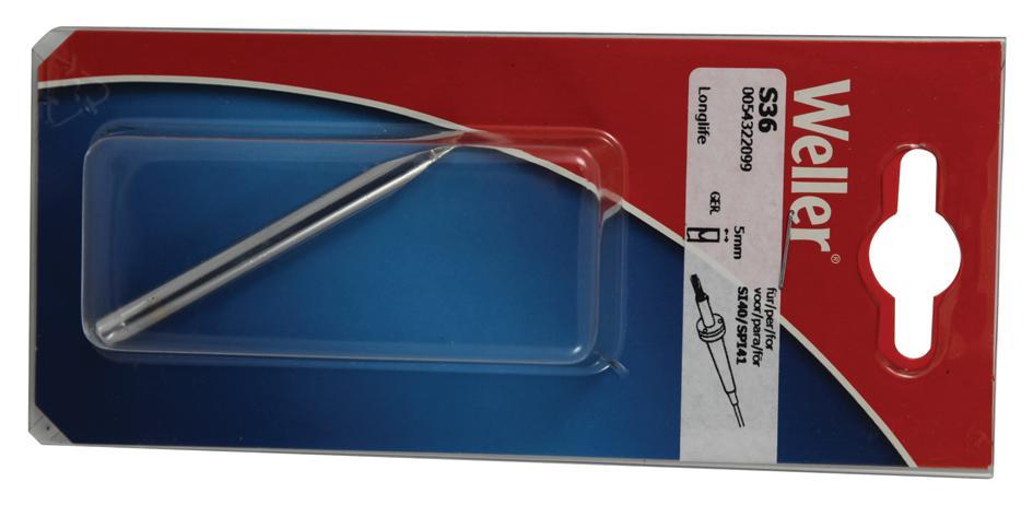 WELLER Pointe de fer à souder droite Longlife 5.0mm pour SP40L & SI40
