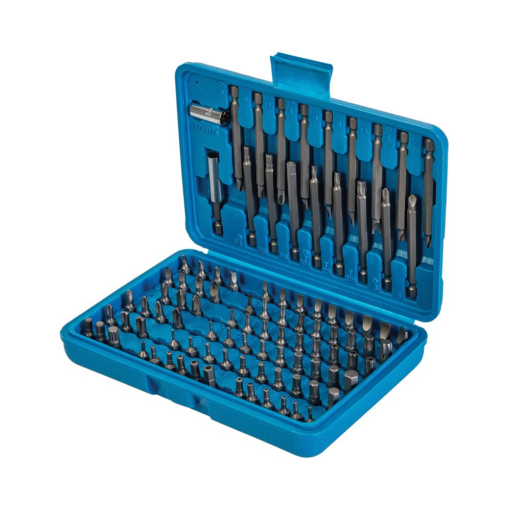 Silverline - Sicherheitsbitset 98-teilig - 1/4 Zoll Sechskant