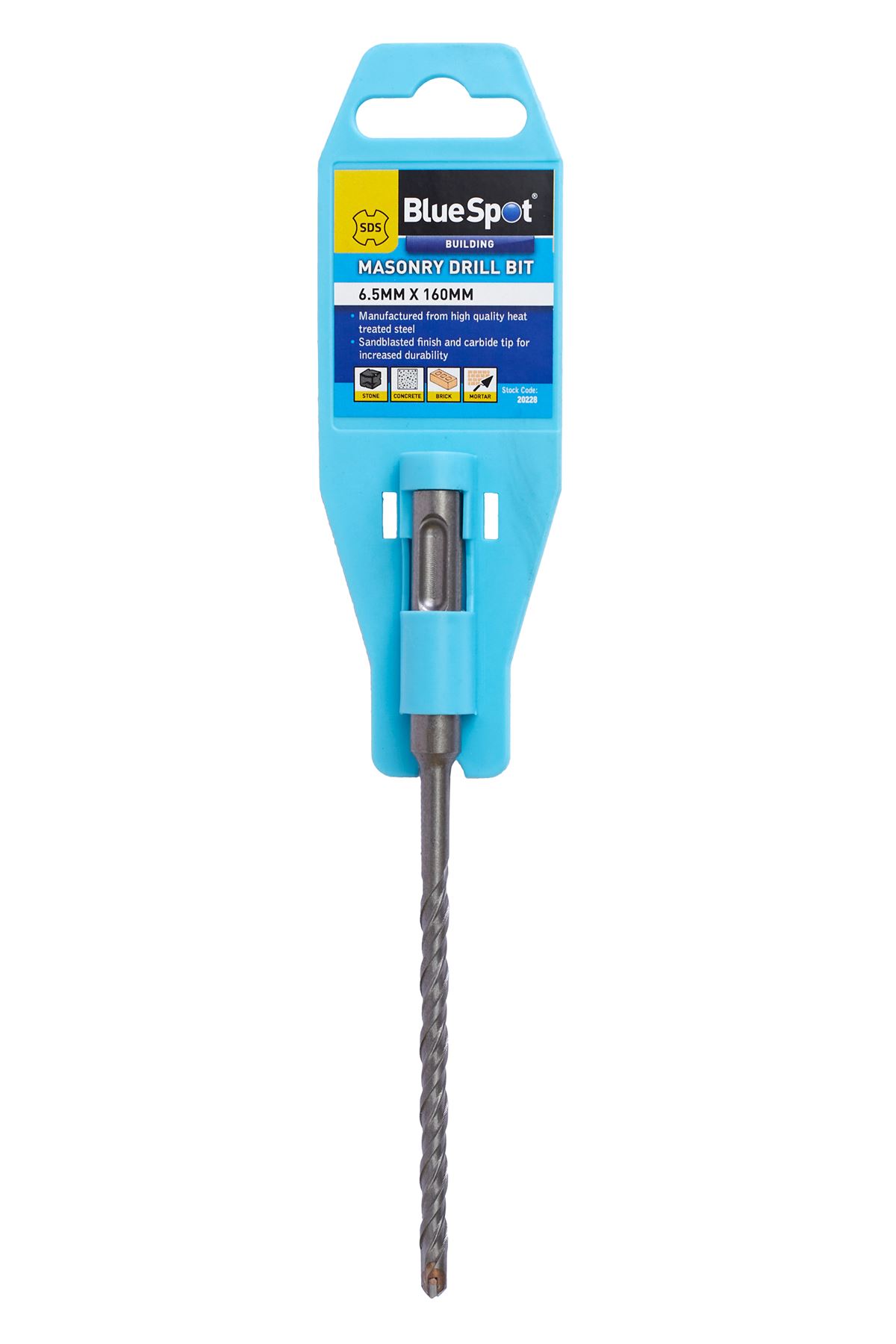 Blue Spot Tools - SDS-Bohrer für Mauerwerk (6,5mm x 160mm)