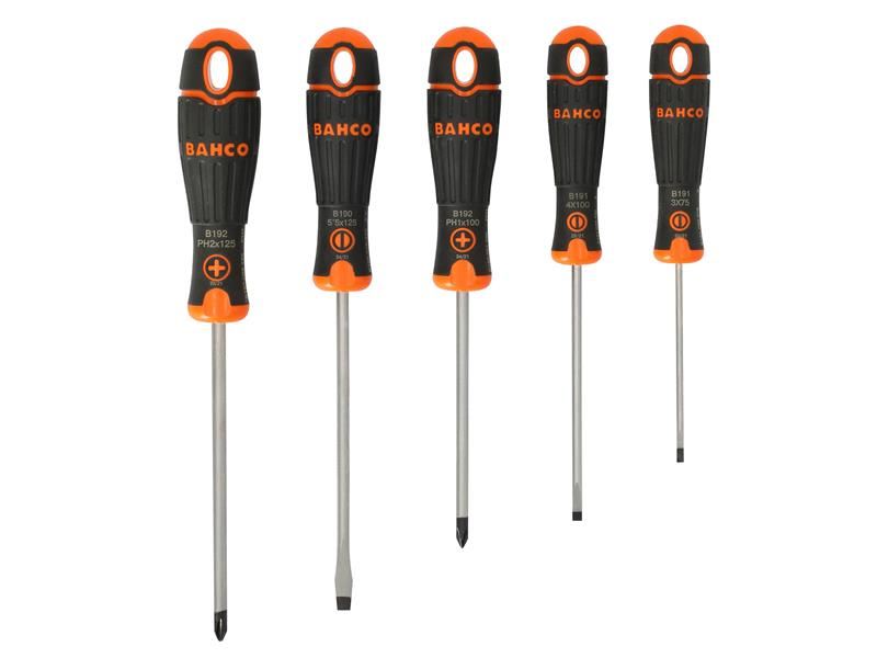 Bahco B219.015 BAHCOFIT 5-Piece Screwdriver Set