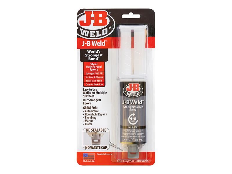 J-B Weld - Sioraind Éapocsa Cold-Weld Bunaidh, 25ml