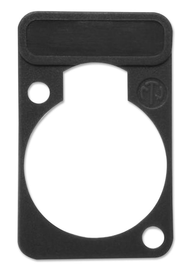 NEUTRIK - Plat Cangkerang D-sub, Hitam