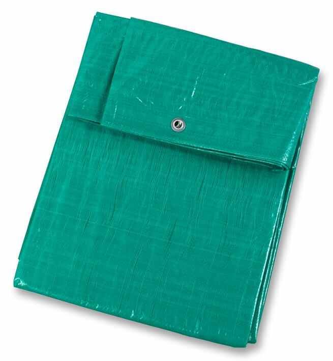 CLARKE Bâche en polyéthylène, verte, 3m x 3,65m