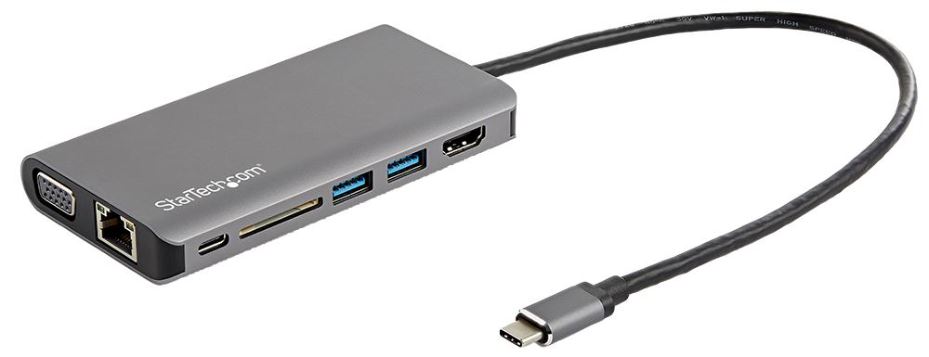 STARTECH USB-C Multiport Adaptor with 4K HDMI, Power & Card Reader