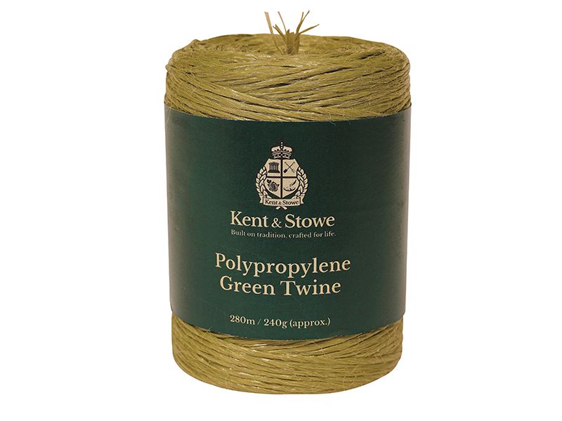 Kent & Stowe Cordel Verde Polipropileno, 280m (240g), 3 Fios