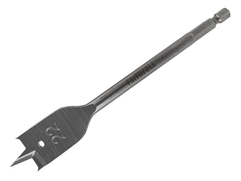 Faithfull 22mm Flat Bit for Timber & Plastics