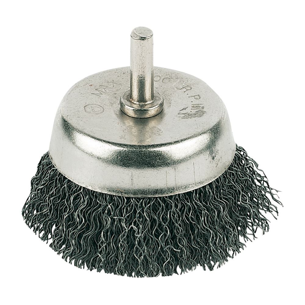Silverline Rotary Steel Wire Cup Brush, 50mm, 6mm Shank