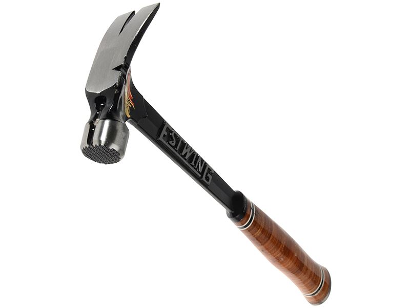 Estwing Ultra - Marteau de charpentier à face striée et poignée en cuir, 540g (