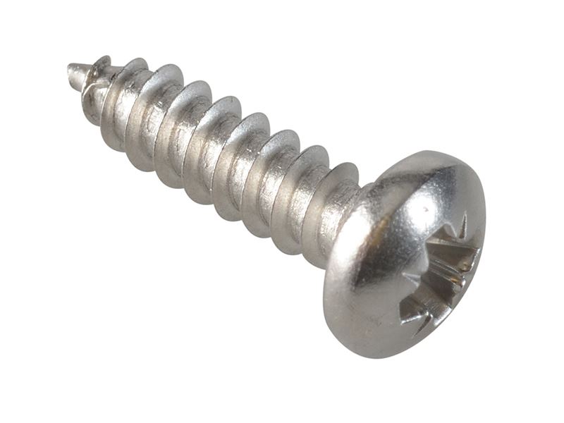 ForgeFix 셀프 태핑 나사, 포지 드라이버, 팬 헤드, A2 스테인리스, 5/8인치 x 8 (35개)