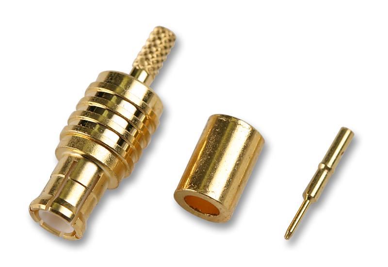 Amphenol RF Coaxial MCX Ευθύς Σύνδεσμος, 50 Ohm, 6GHz