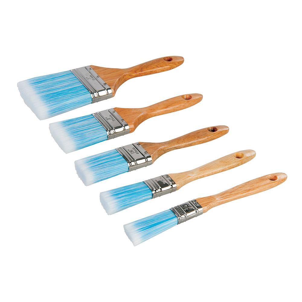 Silverline Synthetic Brush Set - 5-Piece (19-75mm)