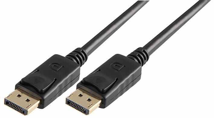 Pro Signal - Câble DisplayPort Mâle-Mâle Verrouillable, 10m, Noir