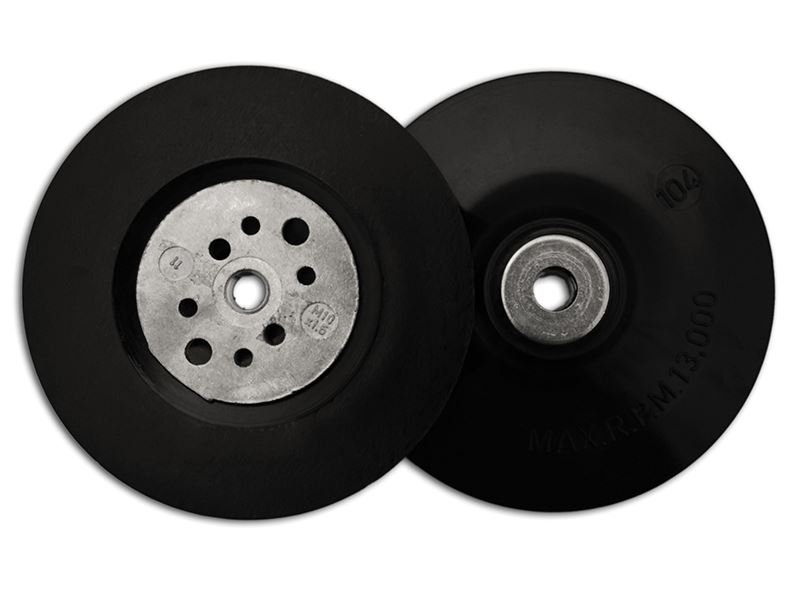 Disque pour meuleuse d'angle Flexipads World Class, 115mm (4,5 po), Noir, M10 x