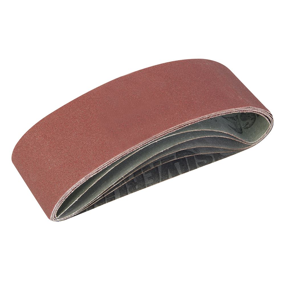 Silverline רצועות שיוף 75x533 מ״מ (5 חתיכות, 40-120G)