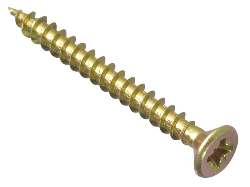 ForgeFix Multi-Purpose Pozi Screws CSK ST ZYP 4.5x45mm, Box of 200