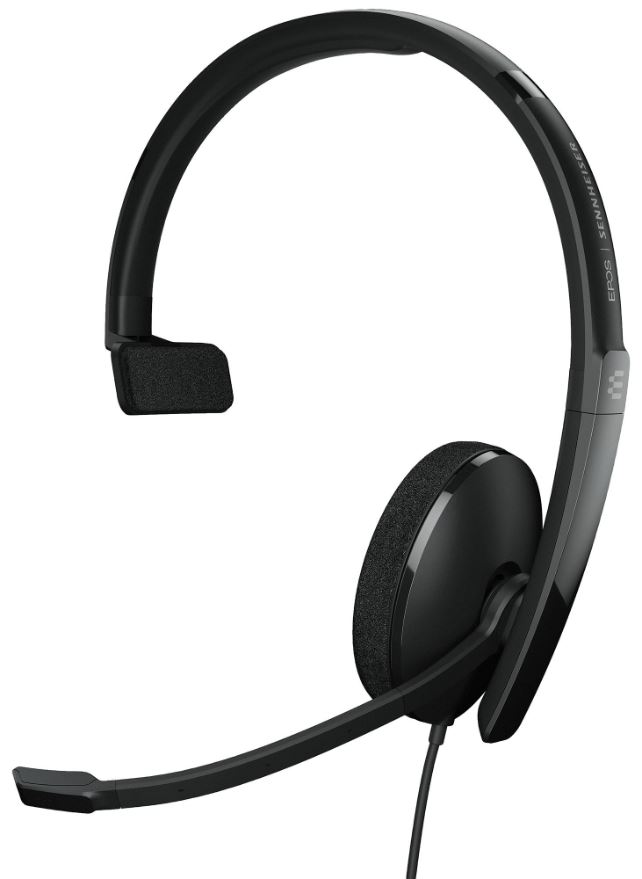 EPOS Adapt SC 130 USB On-Ear PC Headset, Black