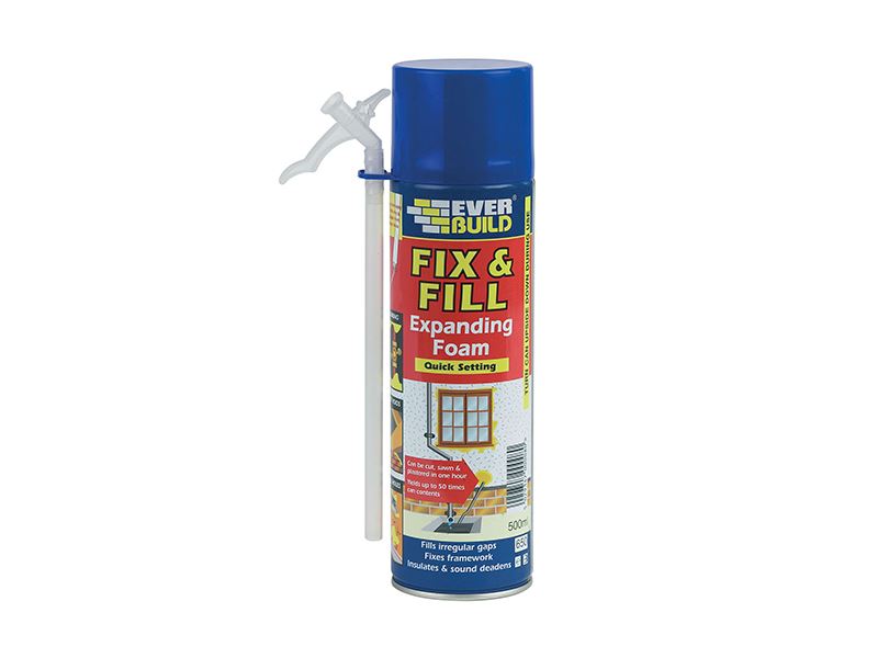 Everbuild Sika Fix & Fill Expanding Foam, 500ml