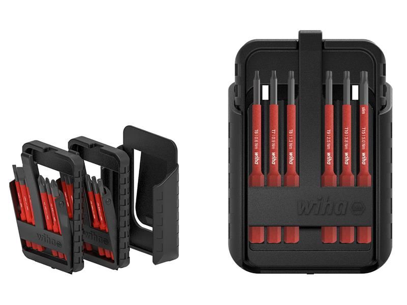 Wiha SlimBit TORX®/TORX PLUS® Bit Set, 15 Piece, 1000V AC Rated