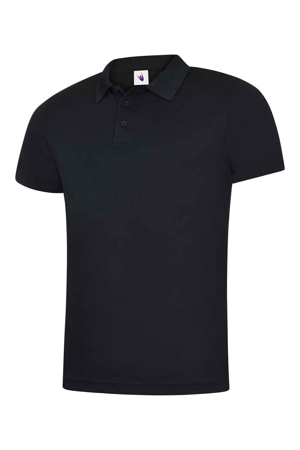 Uneek Men's Super Cool Workwear Polo Shirt - Black - XS