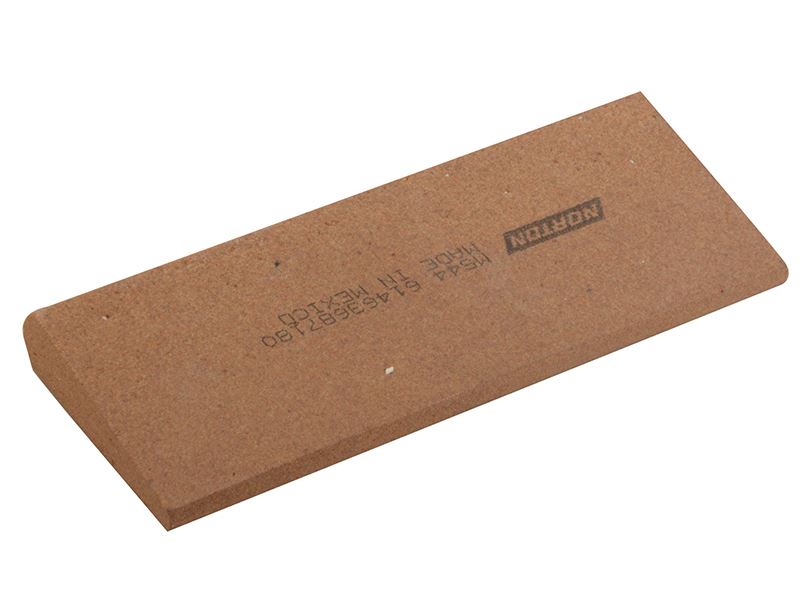 India MS44 Round Edge Slipstone, 115 x 45 x 13 x 5mm, Medium Grade