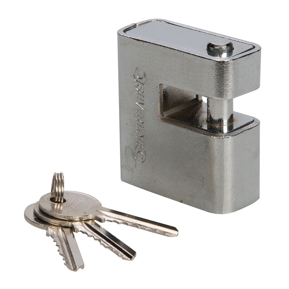 Silverline Close Armoured Shutter Lock Padlock, 60mm