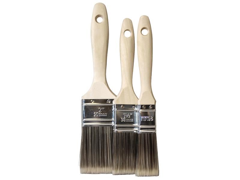 Faithfull Tradesman Synthetische Verfkwastenset, 3-delig