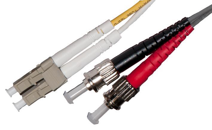 CONNECTIX Cabo de Rede Óptica Multimodo OM1 LC-ST 1m