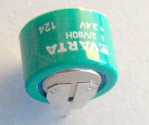 VARTA 2.4V 80mAh Rechargeable Button Cell Battery