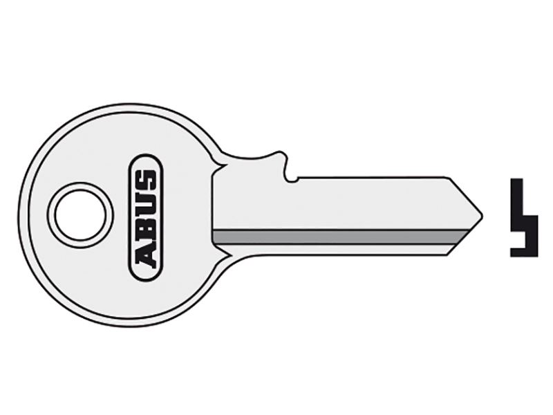 ABUS 55/40 40mm Key Blank for Brass Padlocks