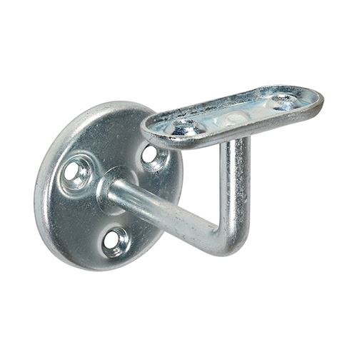 Support de rampe en acier Timco, zingué, 63mm