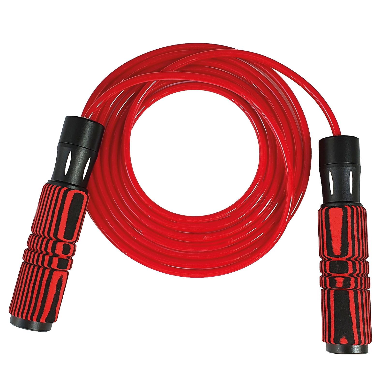 Raraion 6mm Heavy-Weighted PVC Skipping Rope, Adjustable & Ergonomic