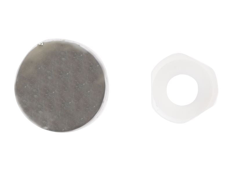 ForgeFix - Kappen mit gewölbtem Deckel Nr. 6-8, Chrom, Beutel 25 Stück