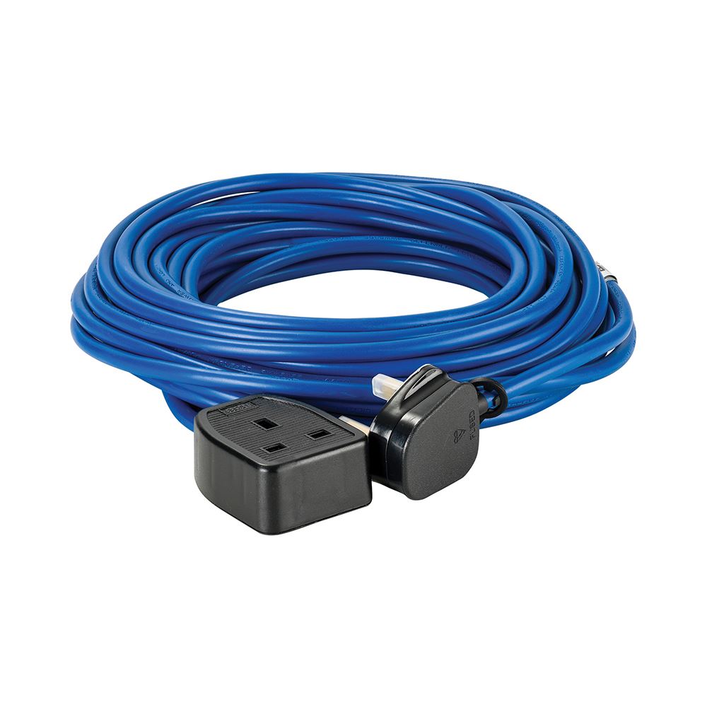 Defender Prolongateur 13A 14m, Bleu, 1,5 mm², IP44