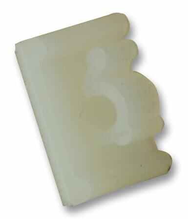 HELLERMANNTYTON Selbstklebender Kabelclip Natur 3mm 50er Pack