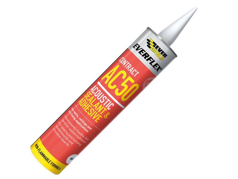 Everbuild Sika Everflex AC50 Acoustic Sealant & Adhesive, 900ml