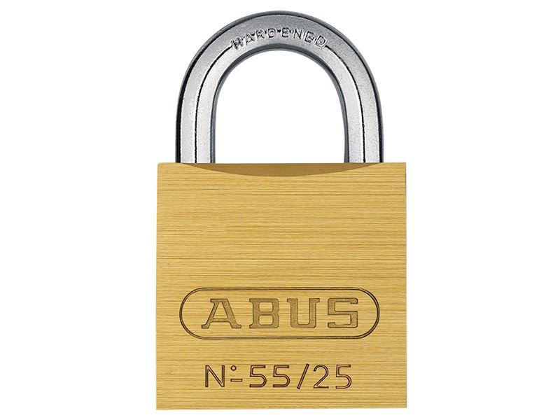 ABUS 55/25mm Brass Padlock with Anti-Pick Protection